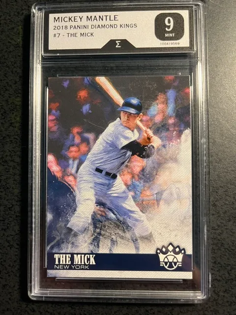 MICKEY MANTLE 2018 DIA. KINGS "THE MICK"  #7--GRADED 9