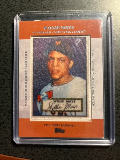 WILLIE MAYS 1952 TOPP PATCH CARD-MINT