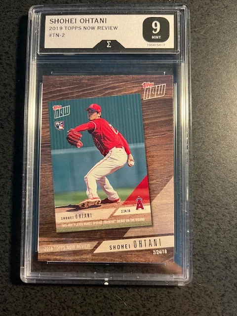 SHOHEI OHTANI 2019 TOPPS NOW #TN-2 -GRADED 9