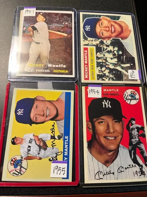 MICKEY MANTLE 1951-1969 COMPLETE TOPPS REPRINT SET-MINT