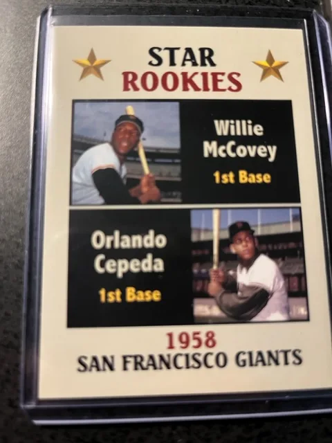 MCCOVEY,CEPEDA, NETTLES,CREW -2 CARD SET