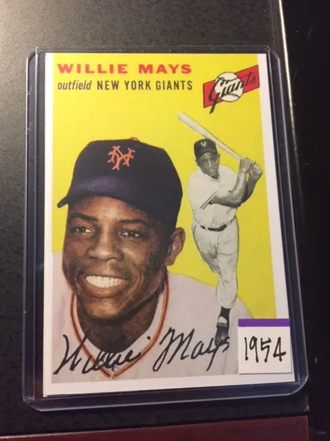 WILLIE MAYS 1951-1973 COMPLETE TOPPS REPRINT SET-MINT