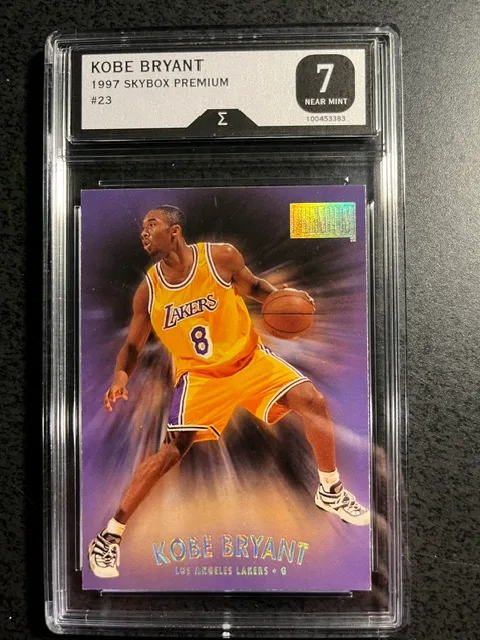 KOBE BRYANT 1997 SKYBOX PREMIUM #23--GRADED 7.5