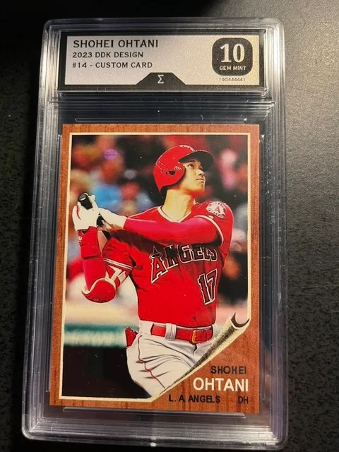 SHOHEI OHTANI 2023 DDK DESIGN CARD #14-GRADED 10