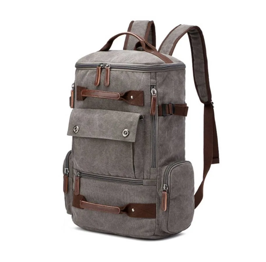 Canvas Backpack--Carry On Bag-Day Bag/Hiking/Student