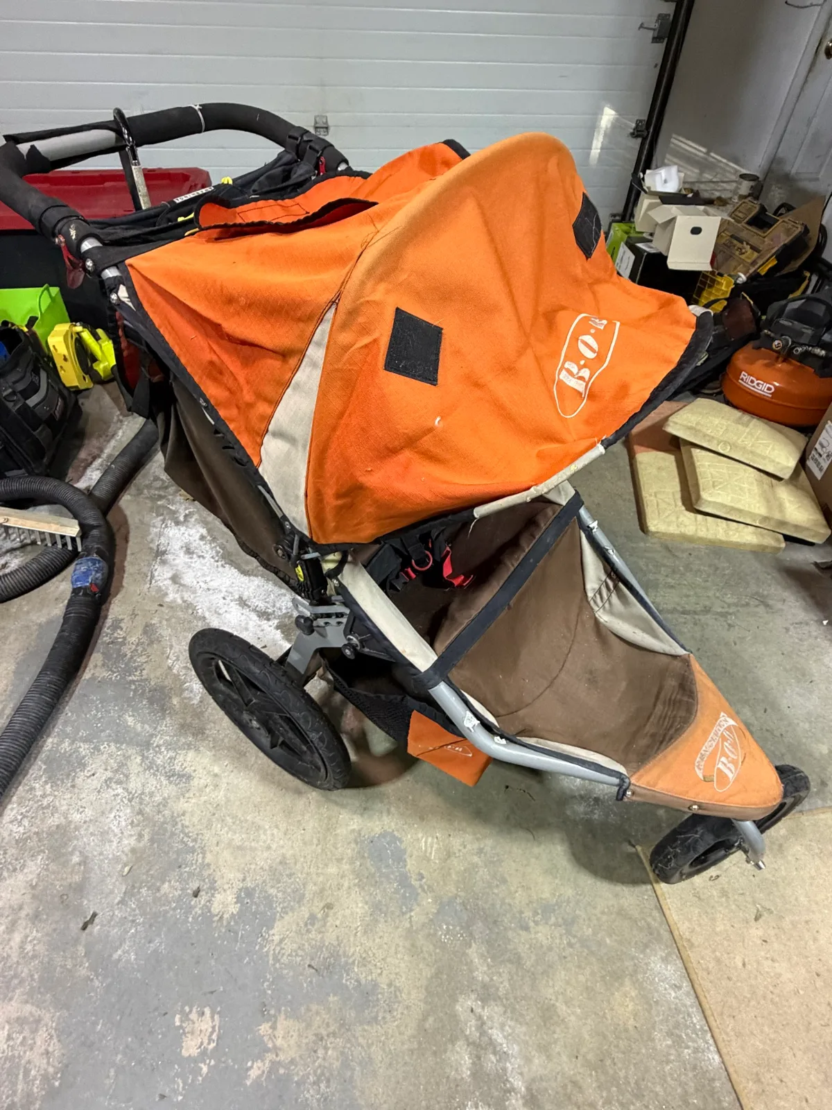 BOB All-Terrain Jogging Stroller – Orange & Black