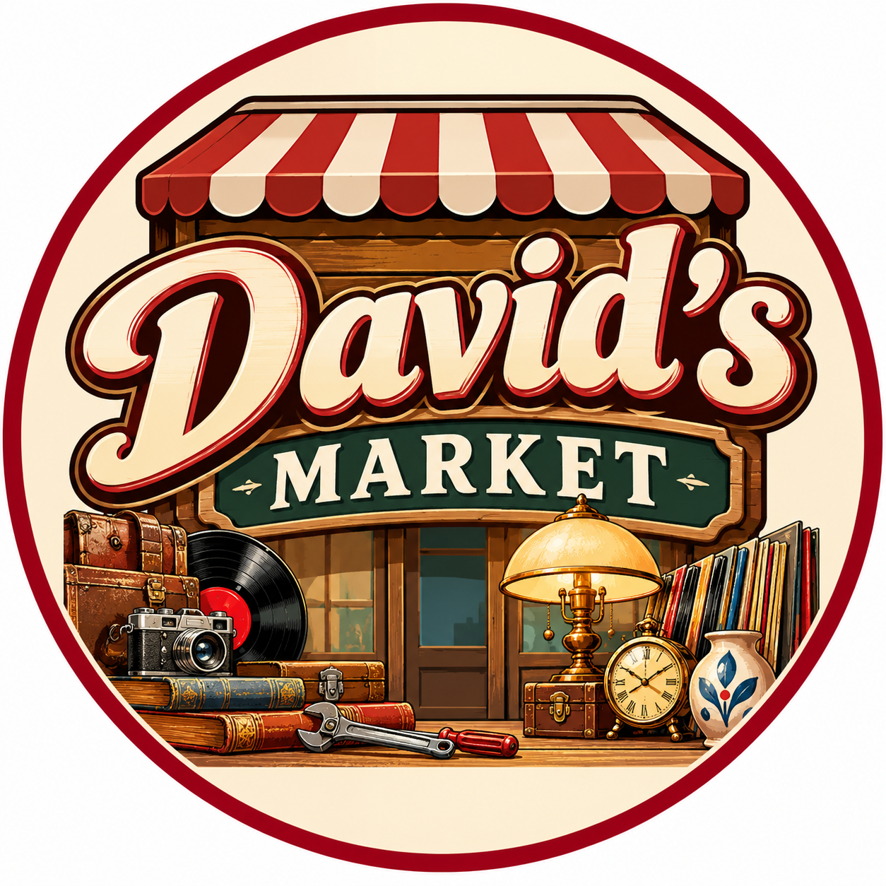 David's market logo